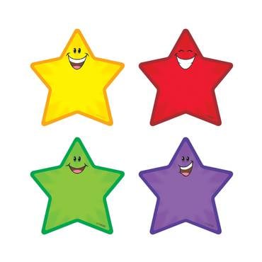 مجموعة ملصقات متنوعة  النجوم بألوان زاهية