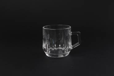 كاسات زجاج للمشروبات الساخنة والباردة ( 6 كاسات )