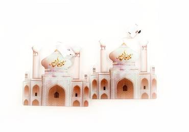 عقد اضاءه  زينة رمضان مسجد