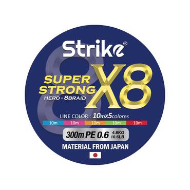 STRIKE Hero-X8 Braid line