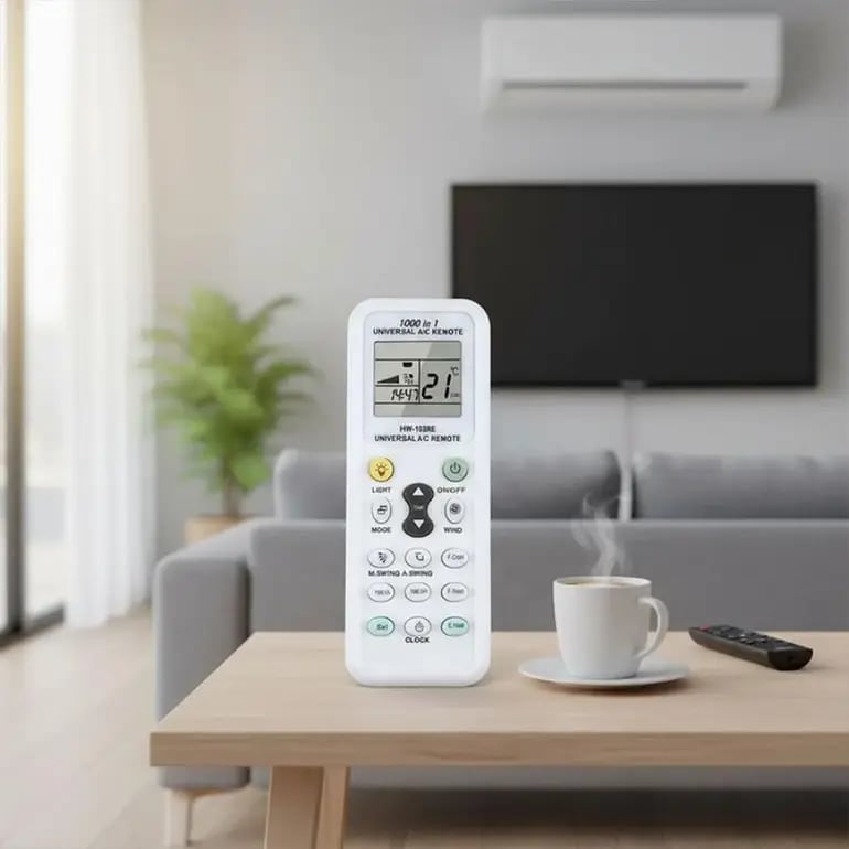 جهاز تحكم عن بعد عالمي K-1028E بشاشة LCD لمكيفات الهواء، متوافق مع جميع أجهزة المكيفات
