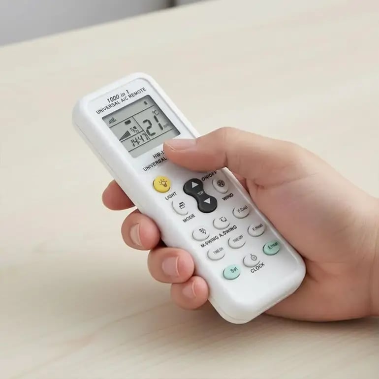 جهاز تحكم عن بعد عالمي K-1028E بشاشة LCD لمكيفات الهواء، متوافق مع جميع أجهزة المكيفات