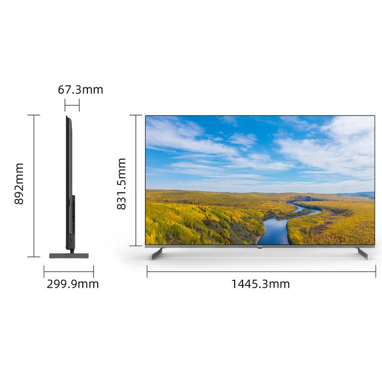 ChiQ Smart TV 55 Inch QLED Frameless | JZF Store