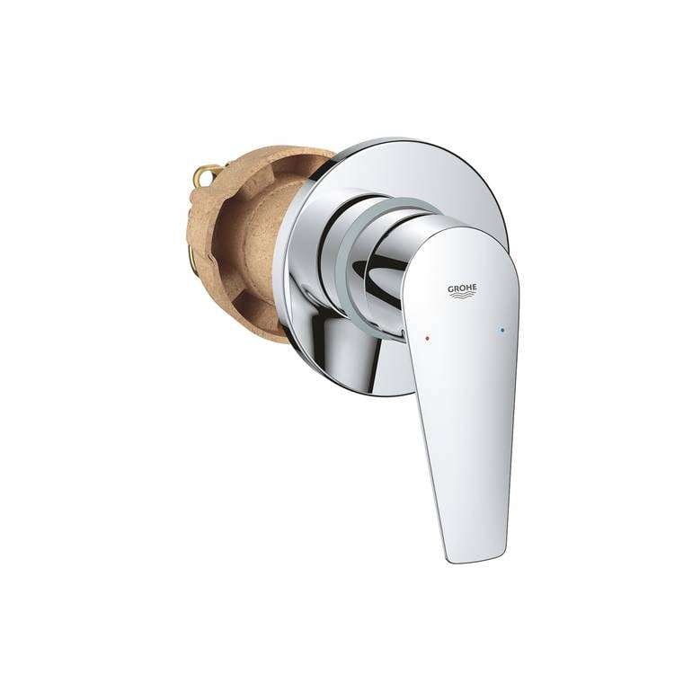 خلاط دش مخفي (مدفون) خط واحد كامل - كروم جروهي GROHE باو إيدج