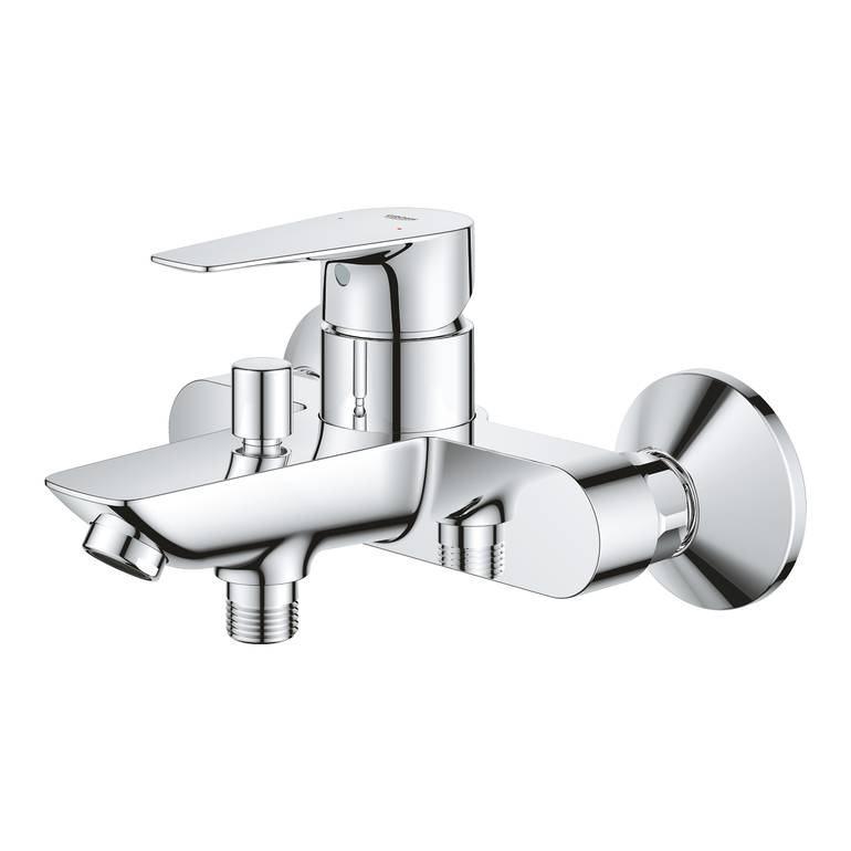 خلاط بانيو جداري بمقبض واحد - كروم جروهي GROHE باو إيدج