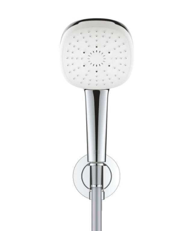 طقم سماعة دش جروهي GROHE Tempesta 110 بخاخ مزدوج مع حامل جداري مدمج - كروم 26910003