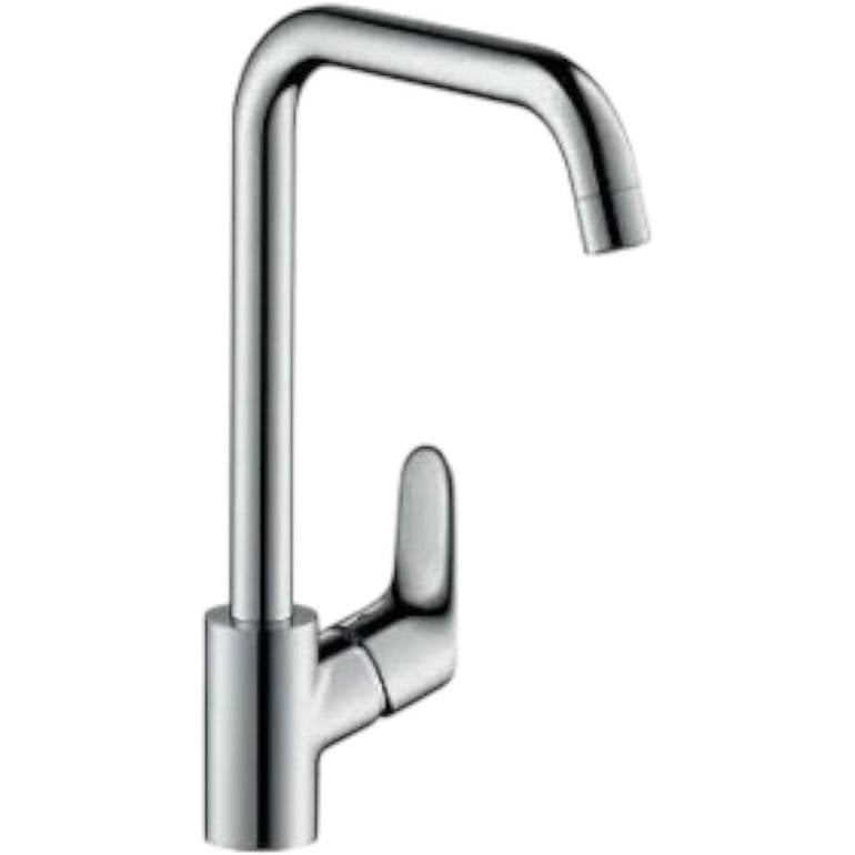 خلاط مجلي هانز جروهي فوكس M41 كروم مرتفع 260 | hansgrohe Focus M41 Kitchen Mixer 31820000