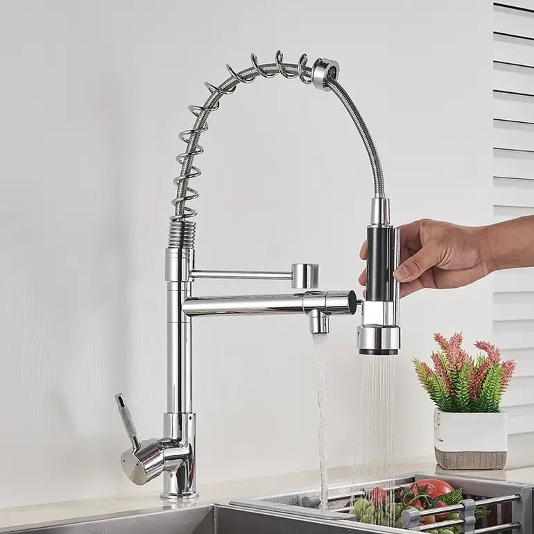 خلاط مجلى كروم سحب عالي عدة اتجاهات مع صباب