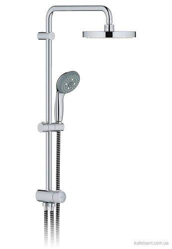 نظام دش جروهي (GROHE) تيمبيستا كوزموبوليتان 250 كيووب - طاسة مربعة 25 سم