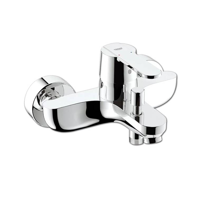 خلاط بانيو جروهي GROHE Get جداري بمحول - كروم
