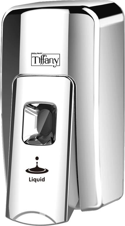 موزع صابون سائل تيفاني (Tiffany) جداري - كروم لامع 600 مل