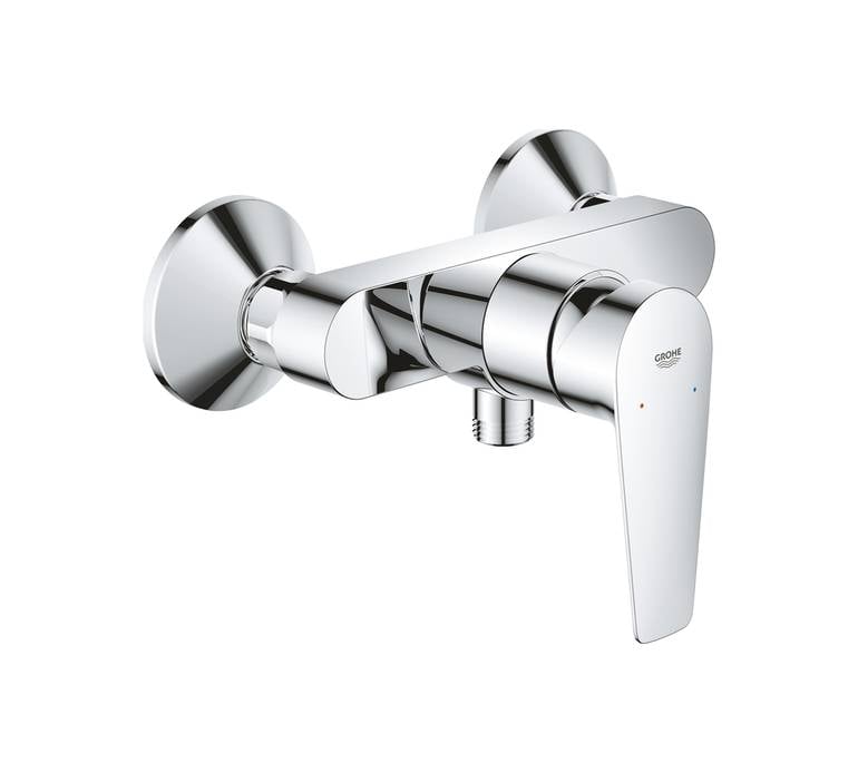 خلاط شطاف جداري بمقبض واحد - كروم جروهي GROHE باو إيدج