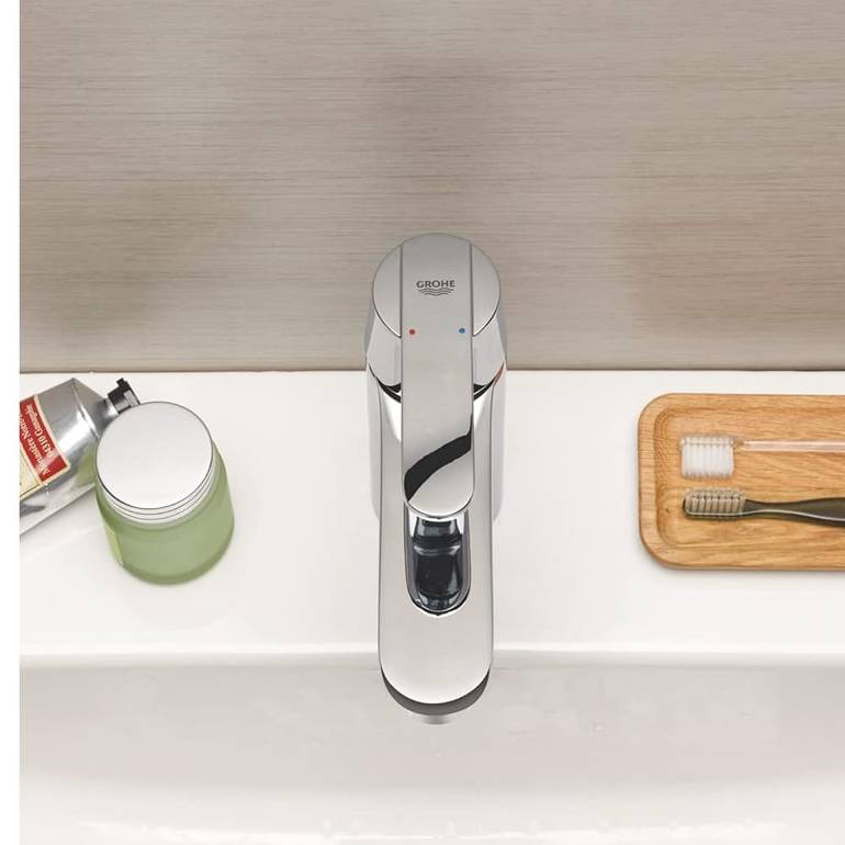خلاط مغسلة جروهي GROHE Get مقاس S مع سدادة منبثقة - كروم 