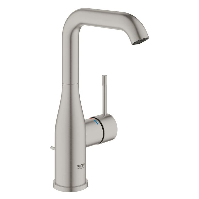 خلاط مغسلة جروهي إيسنس L استيل سوبر – GROHE Essence Basin Mixer L-Size