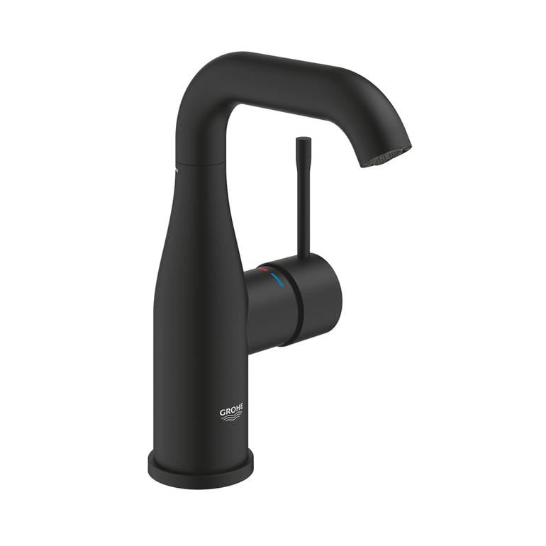 خلاط مغسلة جروهي إيسنس أسود فانتوم مقاس M – GROHE Essence Basin Mixer 24176KF1