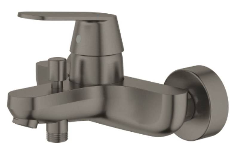 خلاط بانيو جروهي GROHE Eurosmart Cosmopolitan جداري بمحول - رمادي مطفي