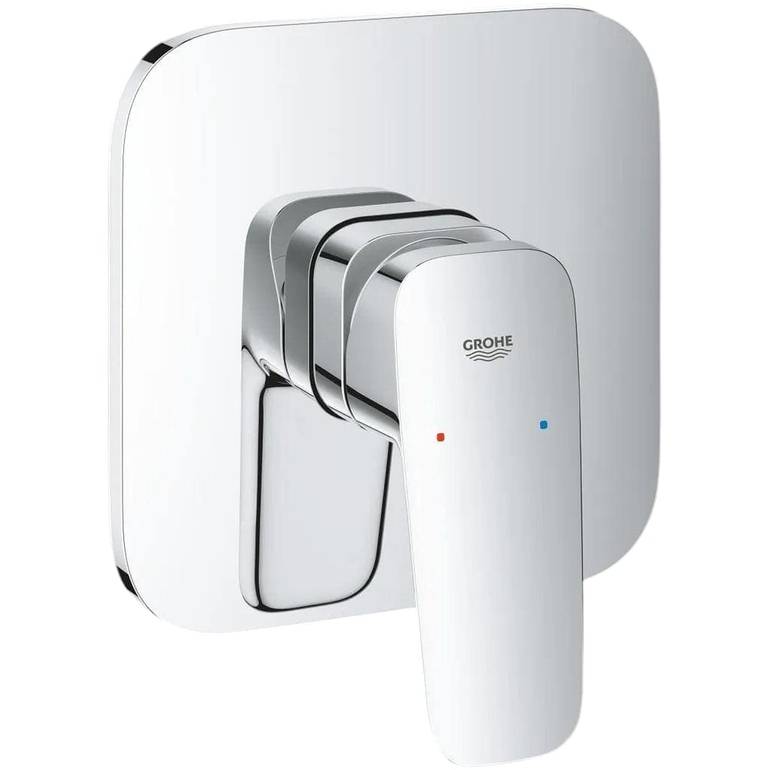 وجه خلاط شاور جروهي GROHE Cubeo مخفي مخرج واحد - كروم 