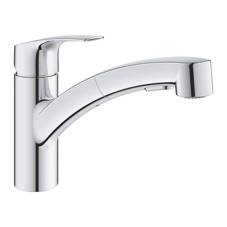 خلاط مجلى جروهي GROHE Eurosmart المطور بسحاب - رشاش مزدوج كروم ألماني