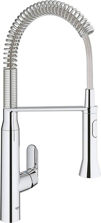 خلاط مجلى جروهي GROHE K7 احترافي رقبة عالية سحاب - كروم 