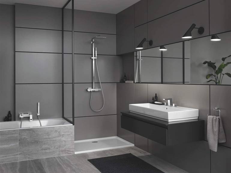 خلاط دش جروهي يورو كيوب GROHE shower Eurocube