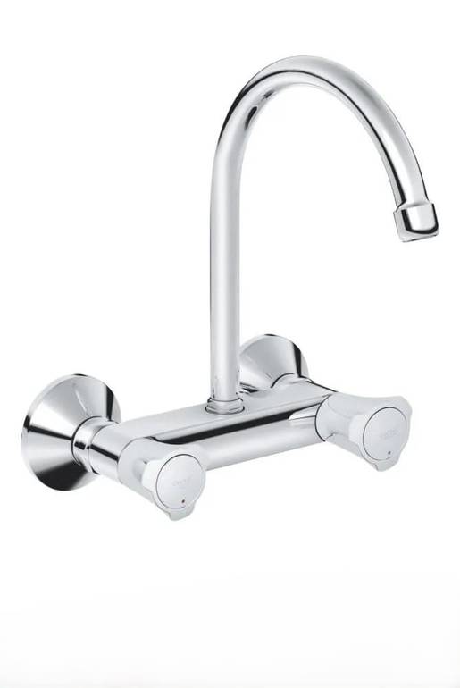 خلاط مجلى جداري جروهي GROHE Costa L أصلي بمقبضين - كروم 
