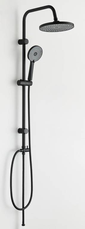 نظام دش دبل أسود مطفي (Matte Black) - طقم مطري دائري نخب أول