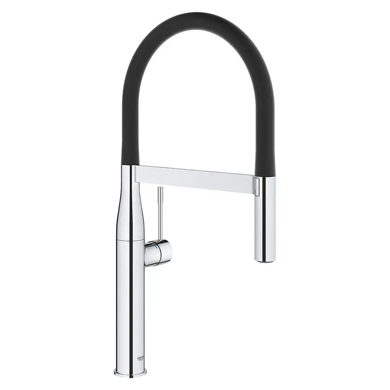 خلاط مجلى جروهي إيسنس عالي مع هوز أسود كروم – GROHE Essence 30294000