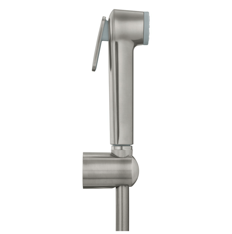 شطاف جروهي تمبيستا F استيل سوبر مع رشاش يدوي – GROHE Tempesta-F Wall Holder Set