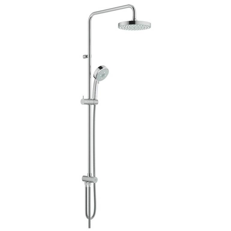 طقم خلاط دش جروهي باو إيدج مع مسطرة دش جروهي كوزمو دبل كروم – GROHE Shower Set