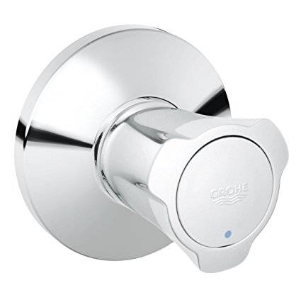 وجه محبس دفن جروهي GROHE Costa L مقبض مع غطاء جداري - كروم