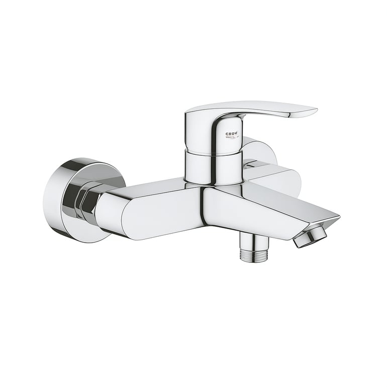 خلاط بانيو جداري بمقبض واحد - كروم جروهي GROHE يوروسمارت