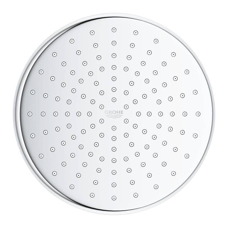 رأس دش جروهي GROHE Tempesta 210 طاسة دائرية مطورة - كروم 