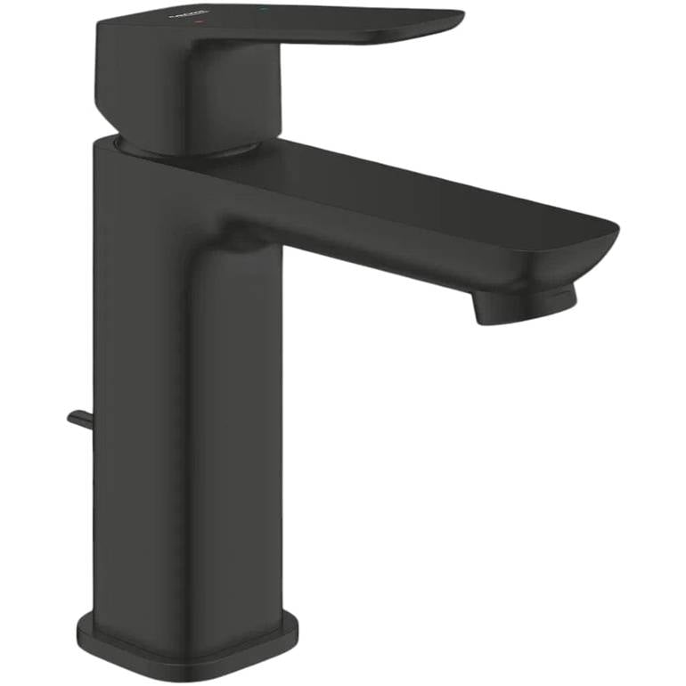 خلاط مغسلة جروهي GROHE Cubeo مقاس M مع سدادة منبثقة - أسود مطفي