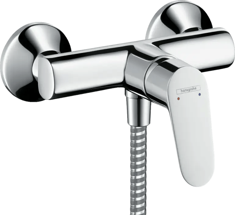 خلاط دش وشطاف خارجي هانز جروهي فوكس كروم | hansgrohe Focus Single Lever Shower Mixer 31960000