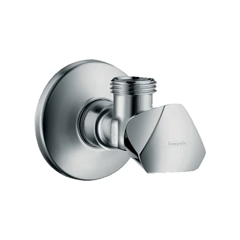 محبس زاوية هانز جروهي E كروم مقاس 1/2 بوصة | hansgrohe Angle Valve E 13903000