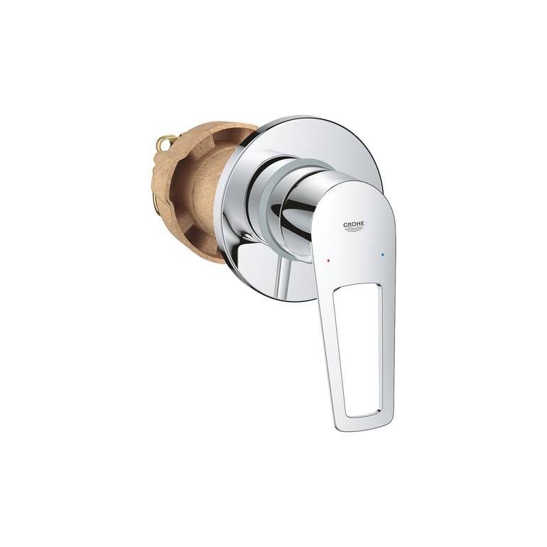 خلاط دش مخفي (مدفون) خط واحد - كروم جروهي GROHE باو لوب 