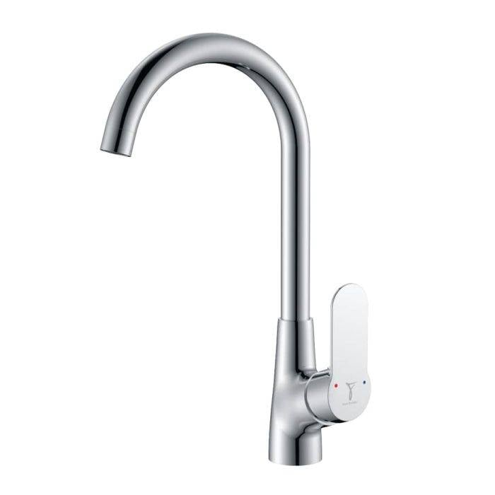 خلاط مجلى (مطبخ) الخزف السعودي كروم كلاسيك - صناعة وطنية مقاومة للصدأ بضمان 5 سنوات
