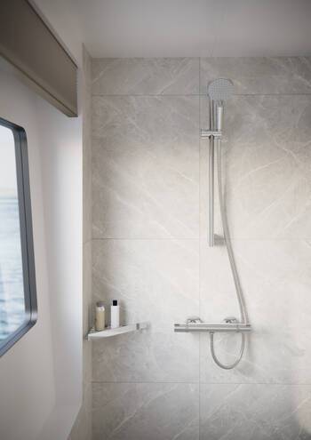 طقم lمسطرة هانز جروهي فيرنيس بليند فاريو مع عامود 65 سم | hansgrohe Vernis Blend Shower set 26279000
