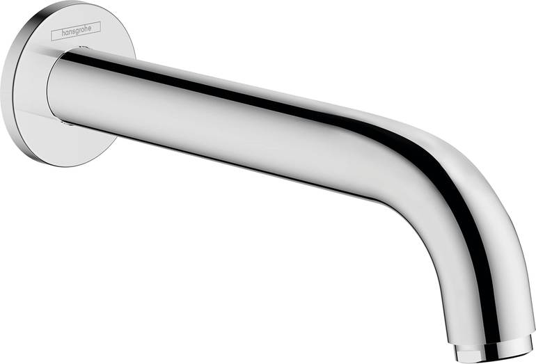 مصب بانيو جداري هانز جروهي فيرنيس بليند كروم 20.4 سم | hansgrohe Vernis Blend Bath Spout 71410000