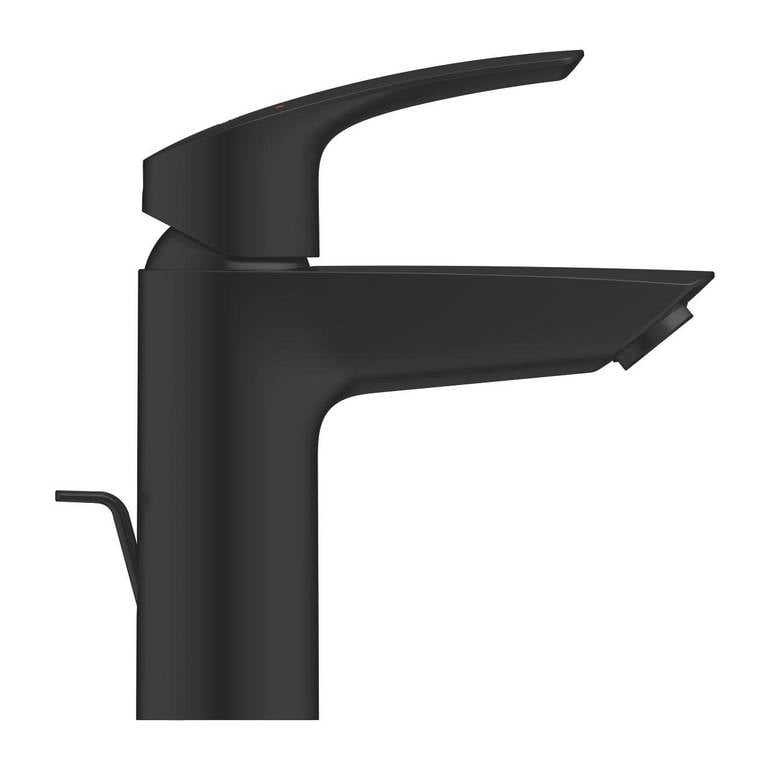 خلاط مغسلة جروهي GROHE Cubeo مقاس S مع سدادة منبثقة - أسود مطفي