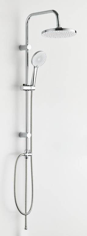 مسطرة دش دبل دائرية كروم ستانلس ستيل (Stainless Steel) - موديل 901C