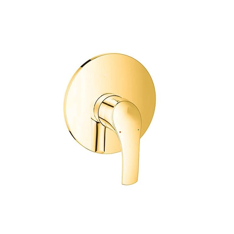 وجه خلاط مخفي خط واحد ذهبي Single Lever Bath Mixer lima 1w