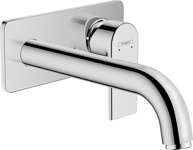 وجه خلاط مغسلة مخفي هانز جروهي فيرنيس شيب جداري 20.7 سم | hansgrohe Vernis Shape 71578000