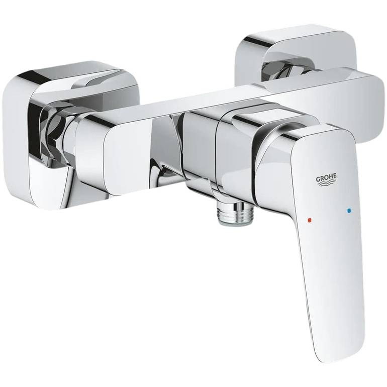 طقم خلاطات جروهي GROHE Cubeo متكامل 3 قطع (مغسلة + بانيو + شطاف) - كروم