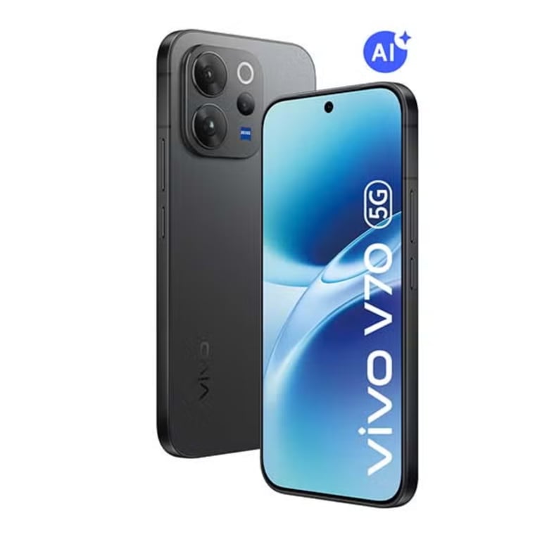 فيفو V70 ذاكرة 256 جيجا 12 رام 5G أسود