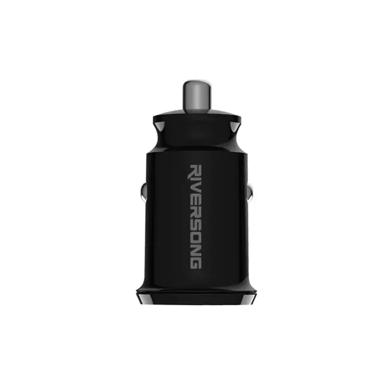 شاحن سيارة ريفرسونج  منفذين USB أسود