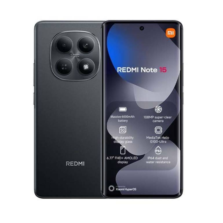 ريدمي نوت 15 أسود 256 جيجا 8 رام 4G