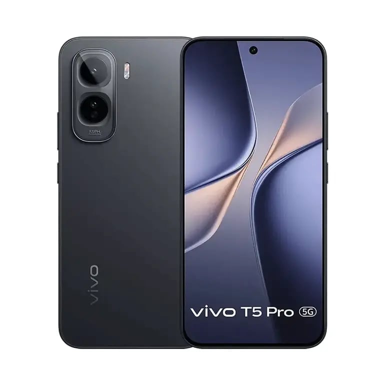 فيفو T5 برو ذاكرة 256 جيجابايت 8 رام 5G - أسود