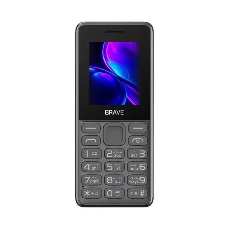 هاتف بريف B105 يدعم شريحتين اتصال 4G أسود