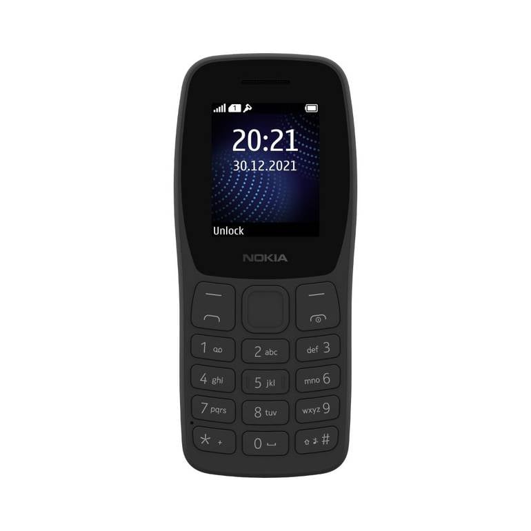 نوكيا 105 (2022) ثنائي الشريحة أسود